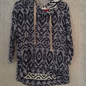 Tribal Print Hoodie